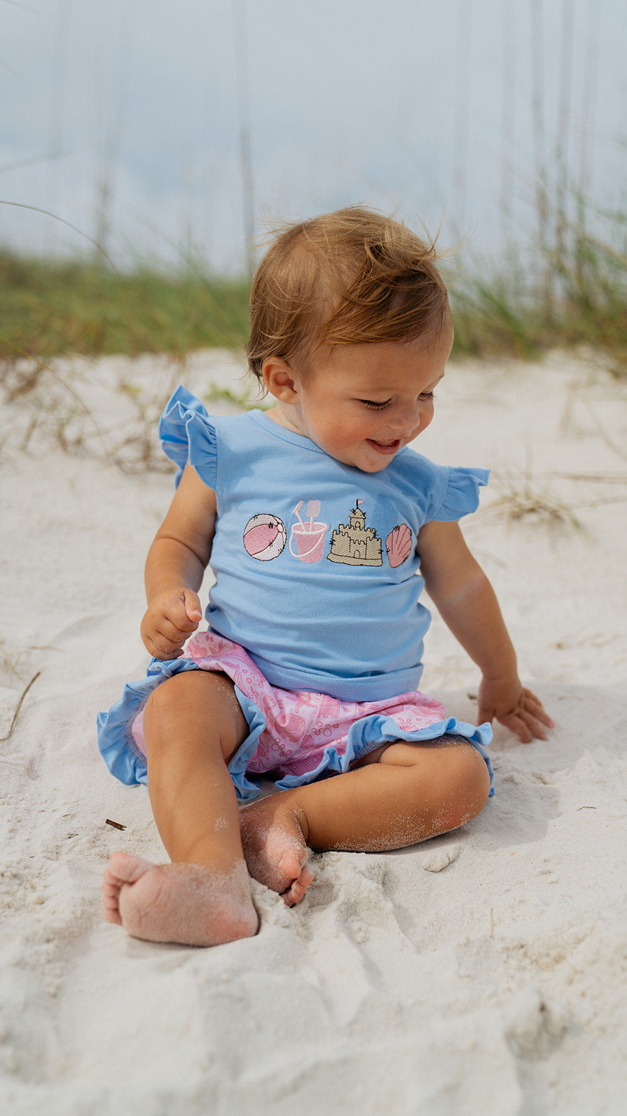 Pink Beach Day Short Set