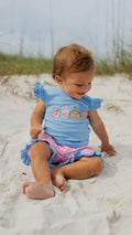 Pink Beach Day Short Set