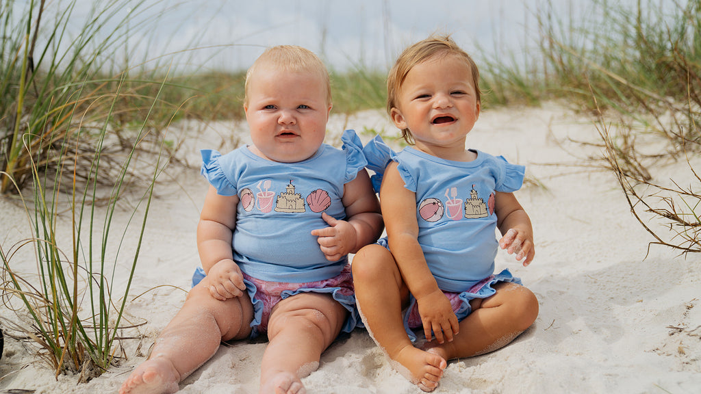 Pink Beach Day Short Set