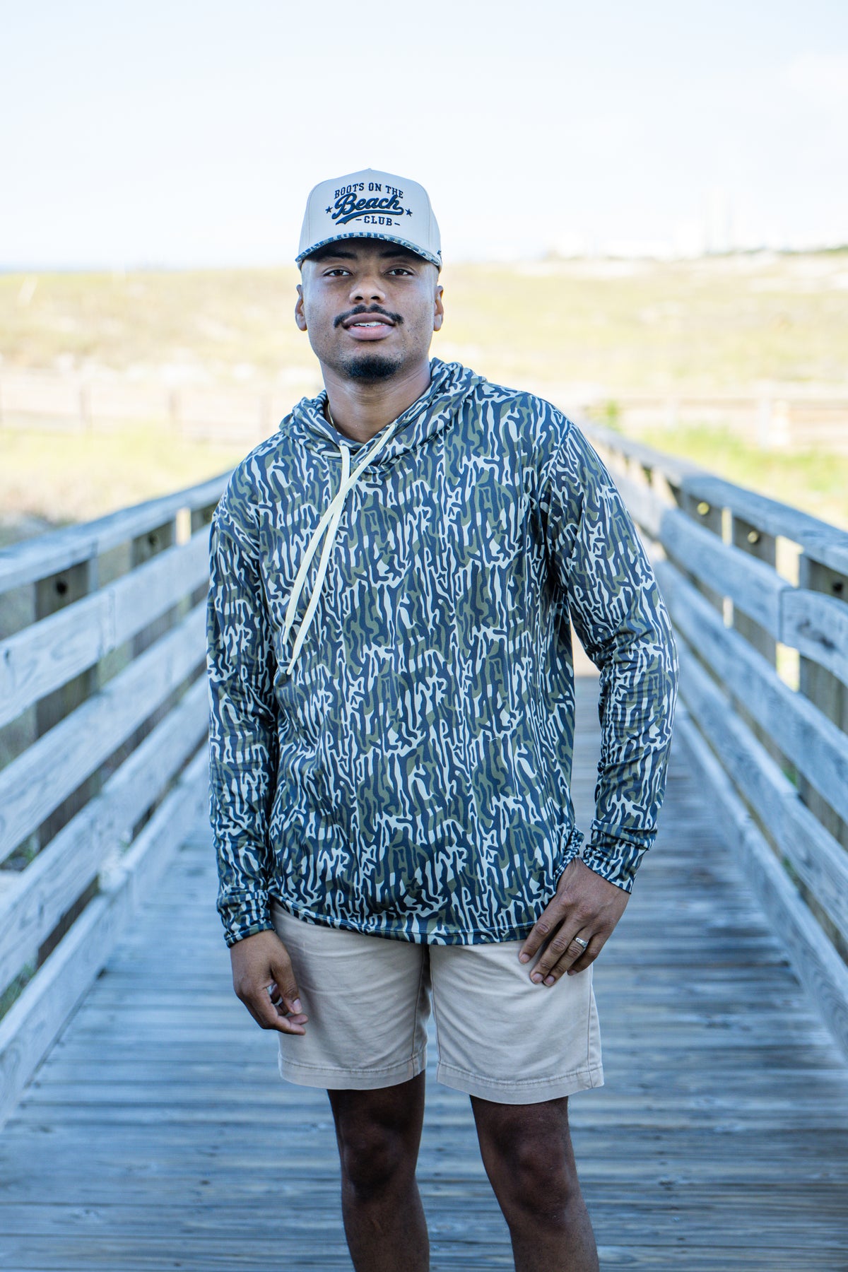 KC3 Men's Roots Camo Mid-Weight Performance Hoodie