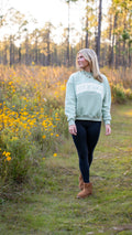 Sage Mock Neck
