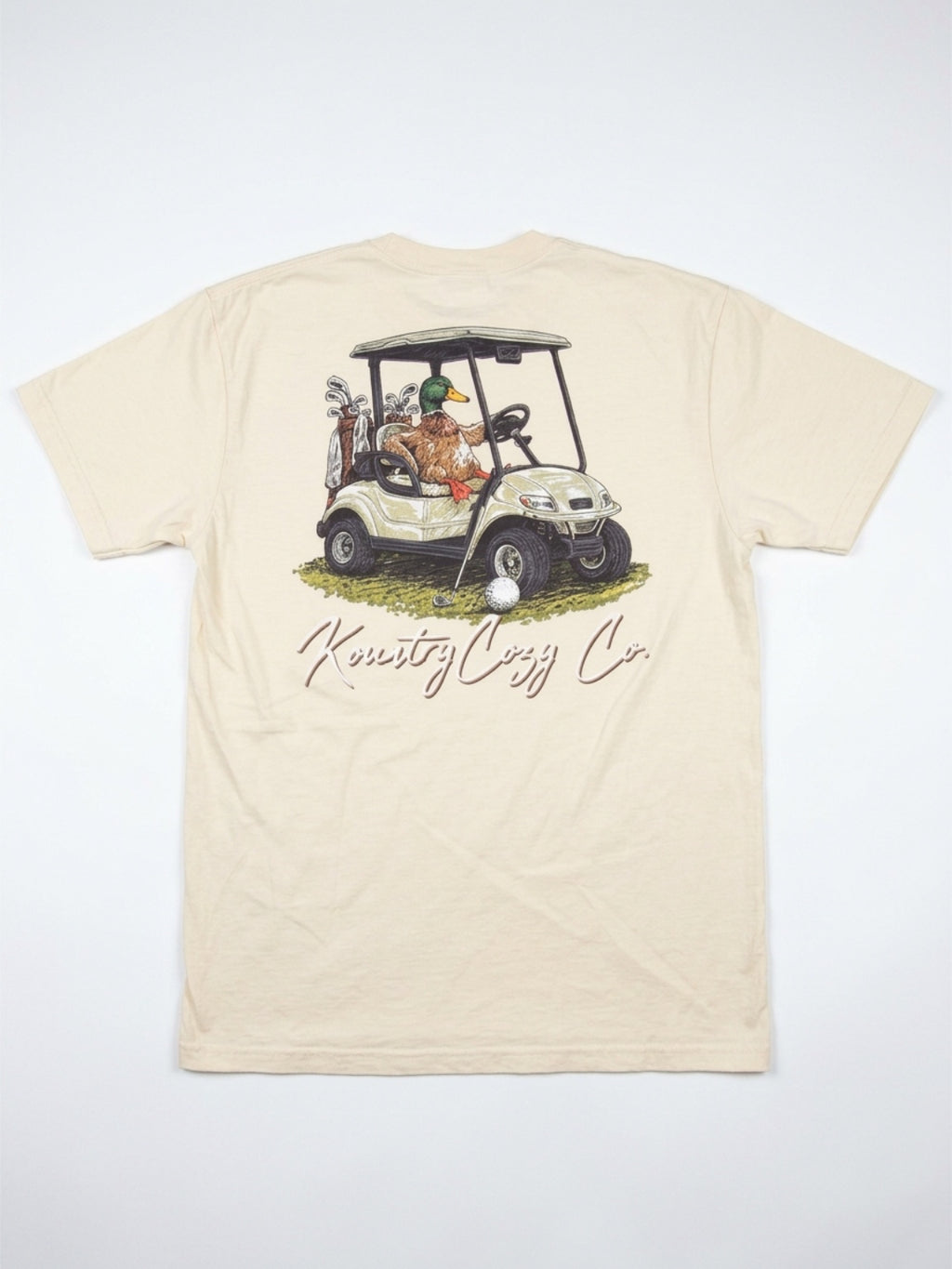 Marty the Mallard Gone Golfing