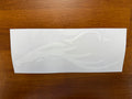 KC3 14” Transfer Sticker White