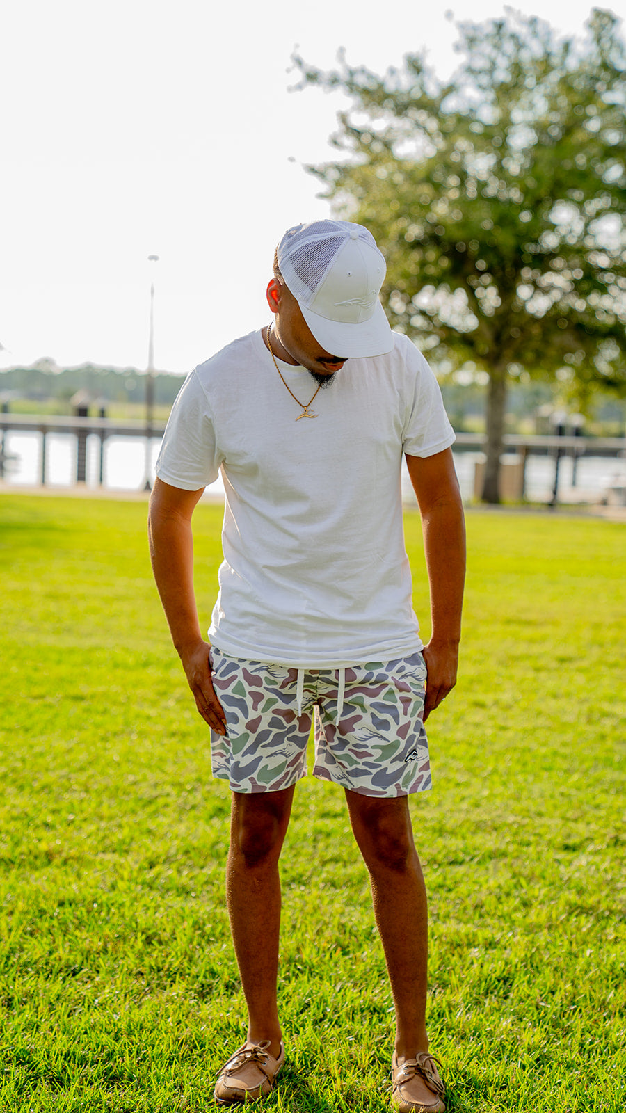 KC3 Men's Green Marsh Shorts
