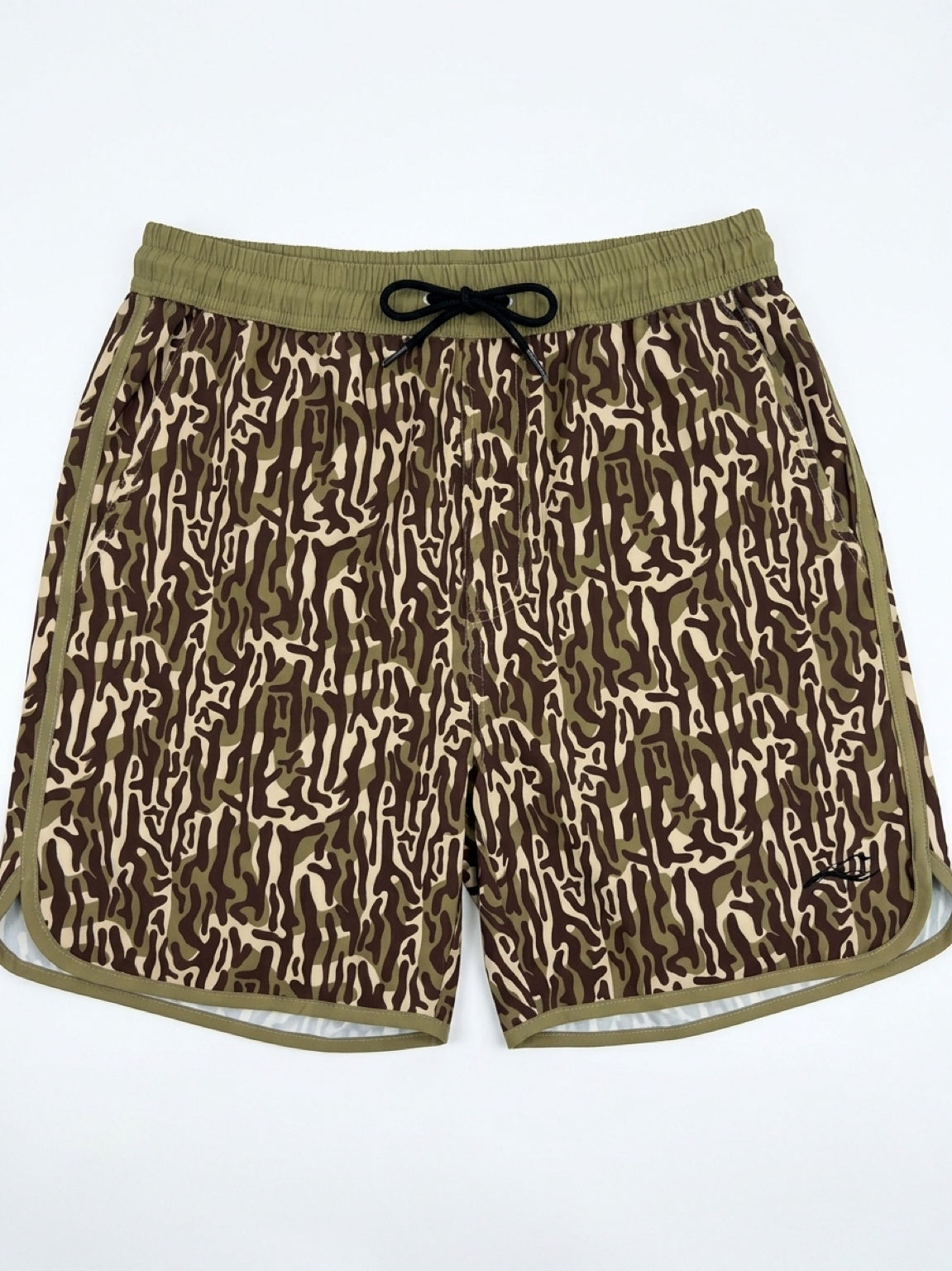 KOUNTRYCOZY ROOTS CAMO EVERYDAY SHORTS/SWIM TRUNKS
