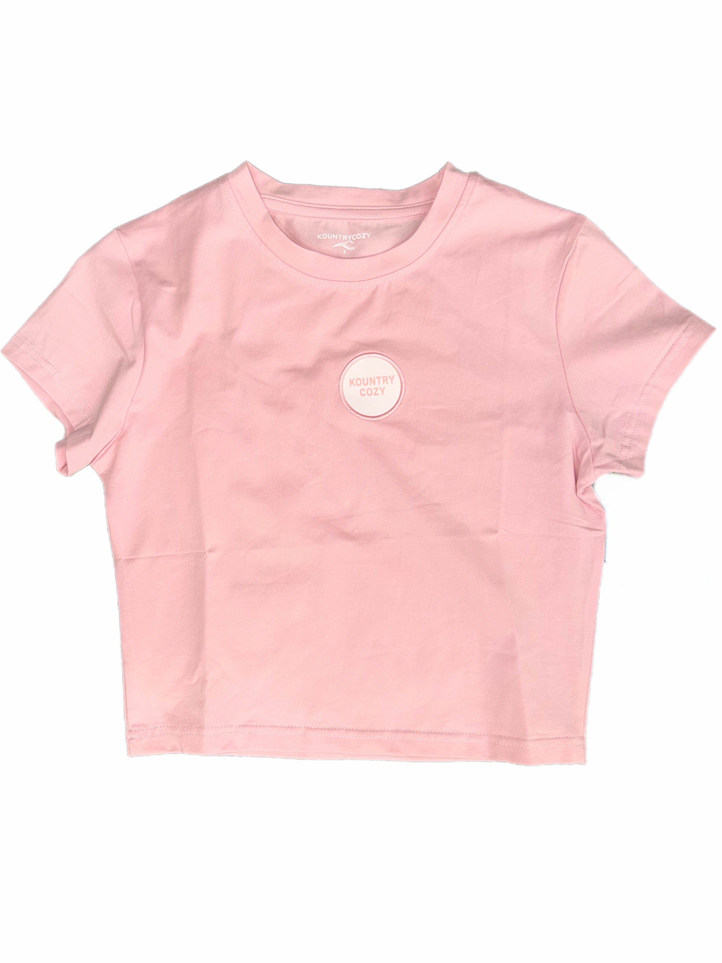 KountryCozy Pink Fitted Tee