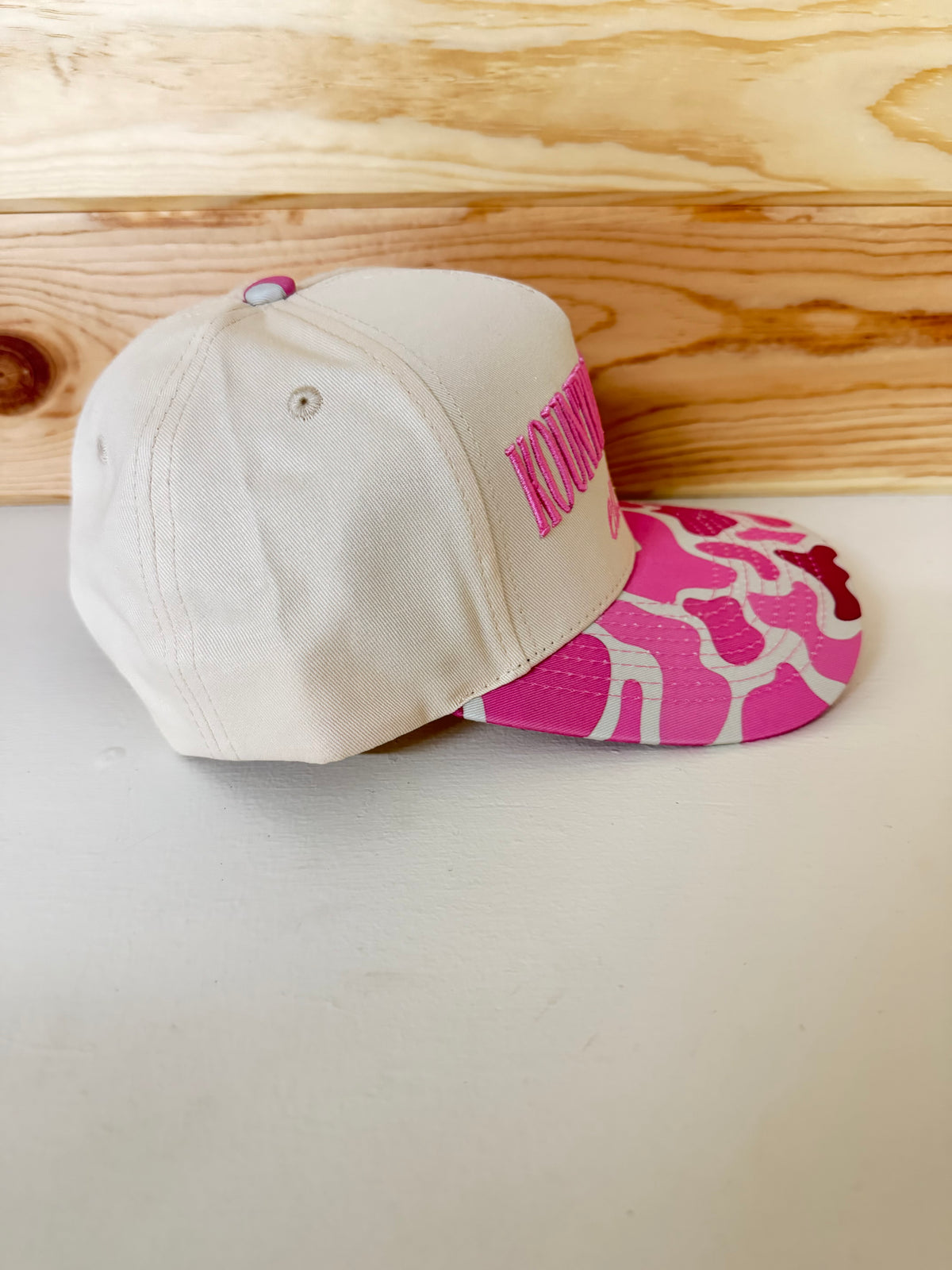 Classic Pink Camo Hat