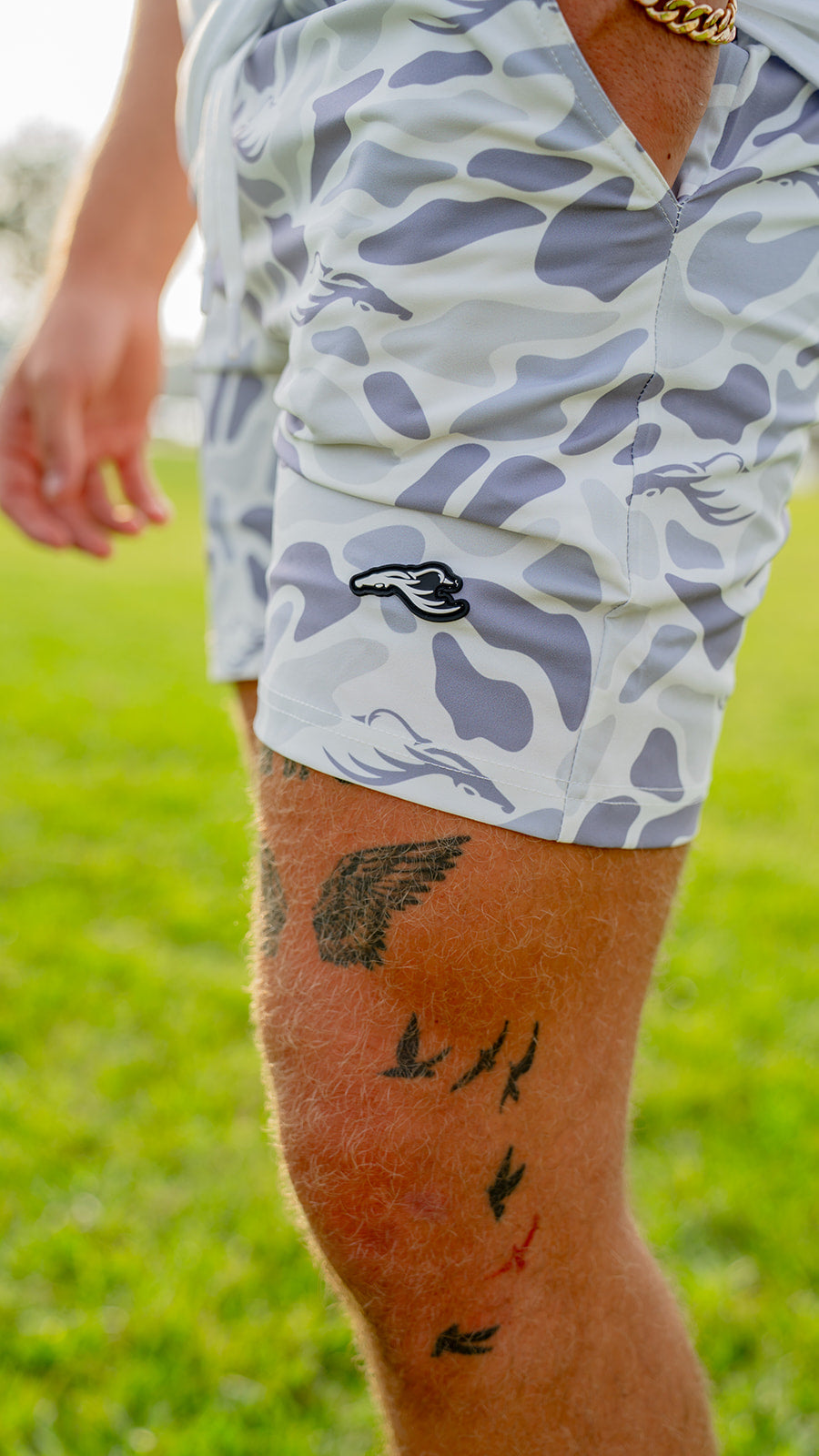 Winter Marsh Camo Shorts - Mens