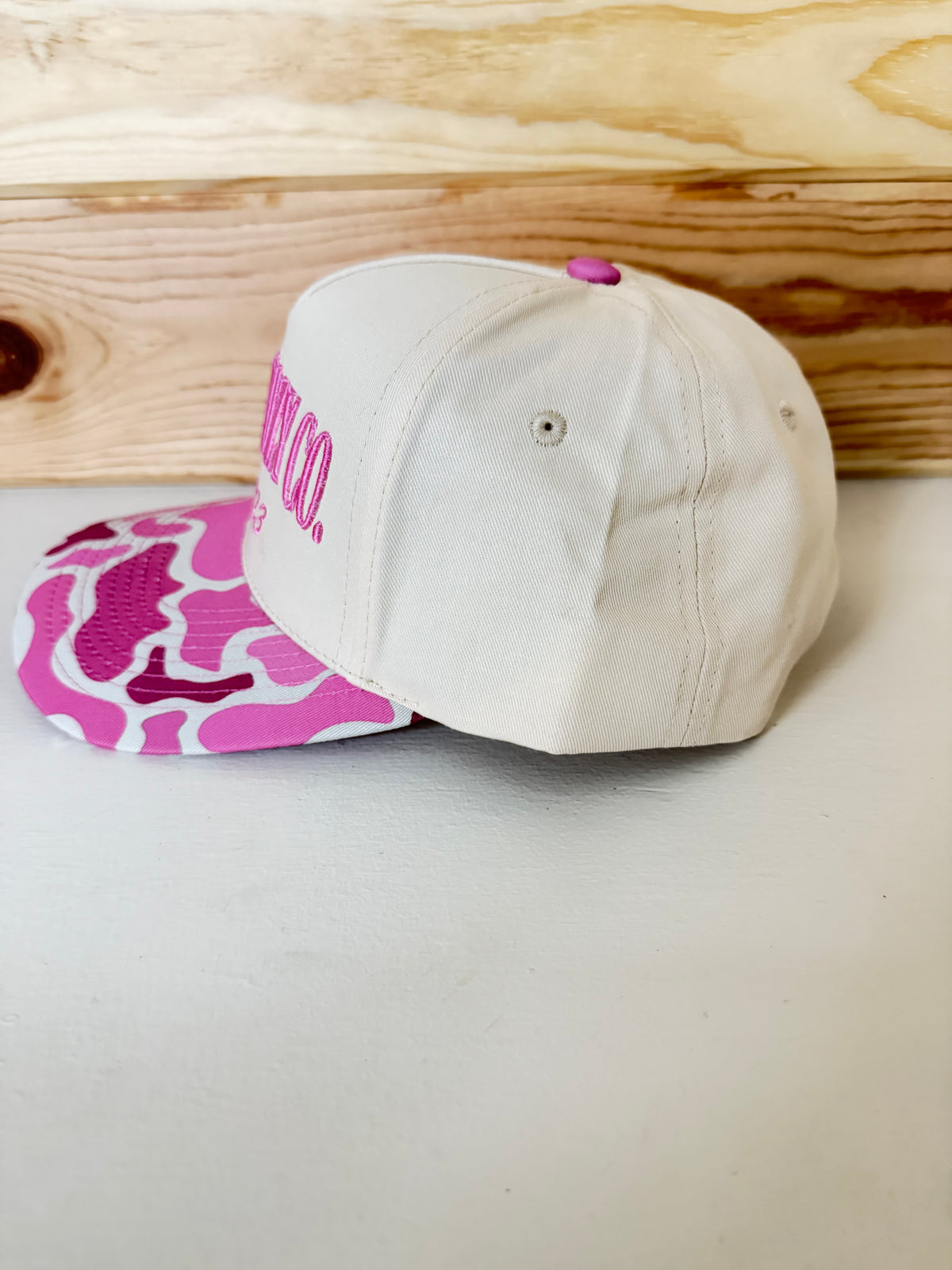 Classic Pink Camo Hat