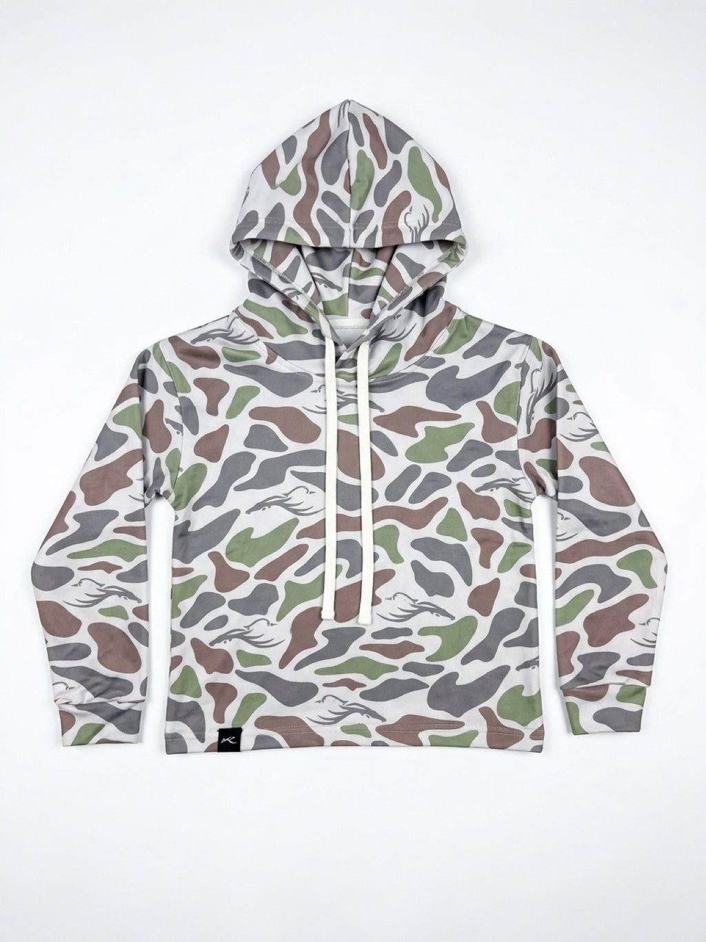 KC3 Toddler Green Marsh Camo Performance hoodie