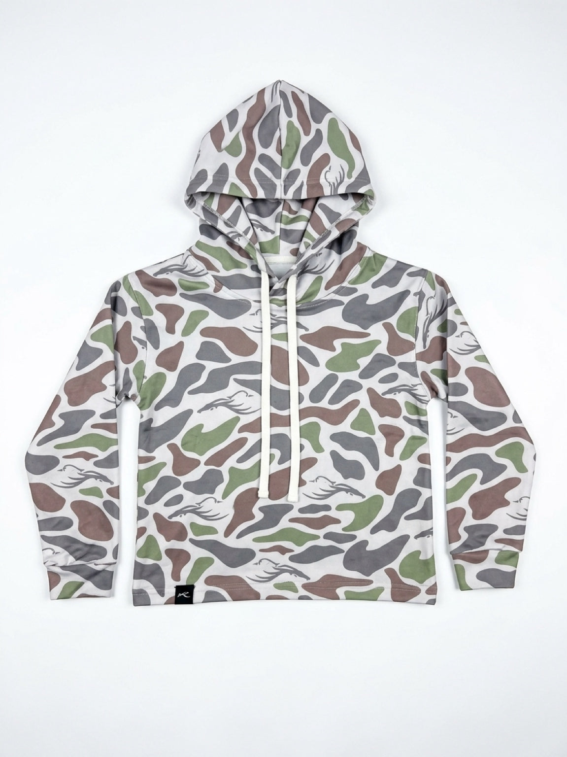 KC3 Toddler Green Marsh Camo Performance hoodie