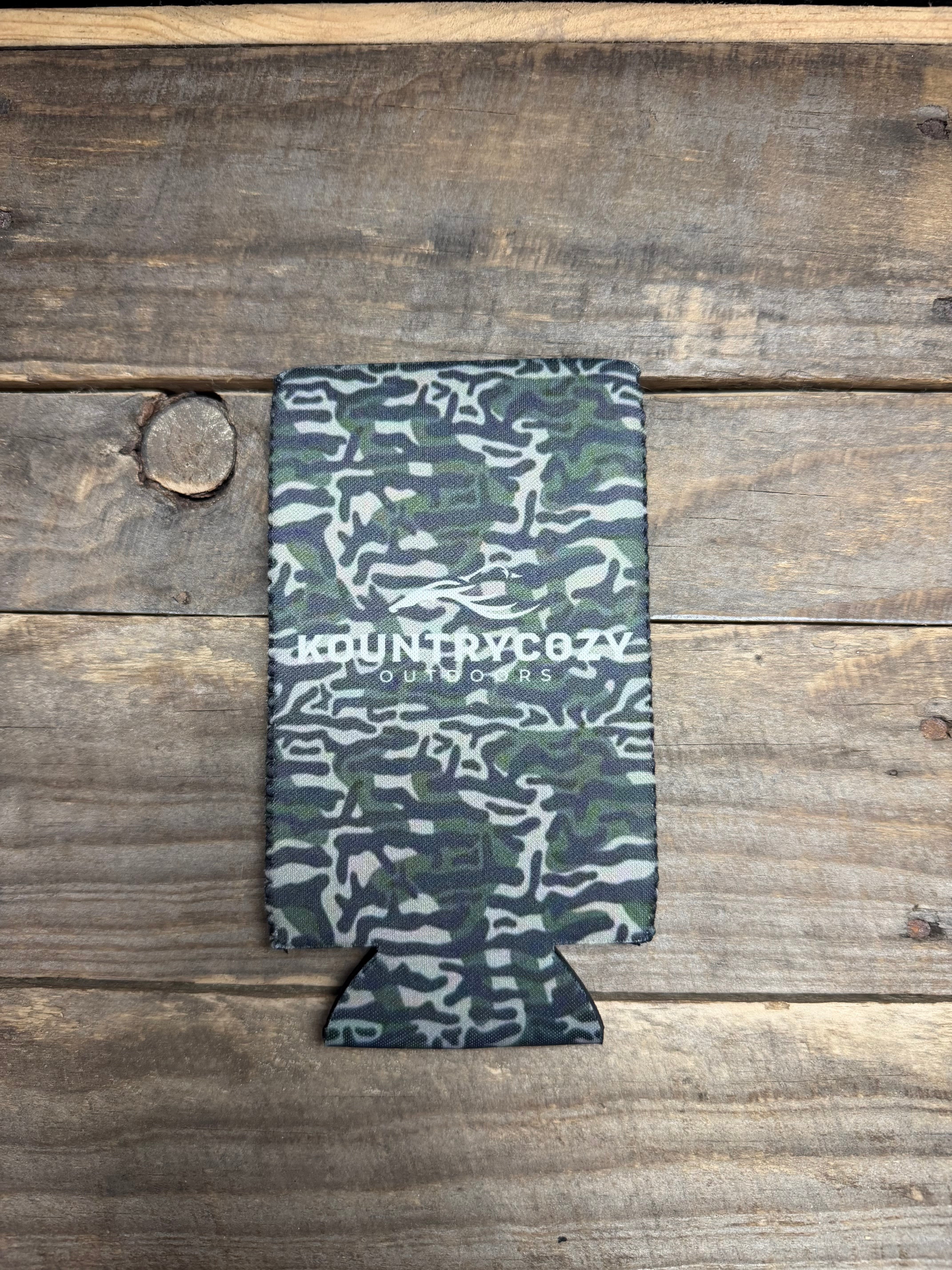 KOUNTRYCOZY ROOTS CAMO TALL KOOZIE – KountryCozy Co
