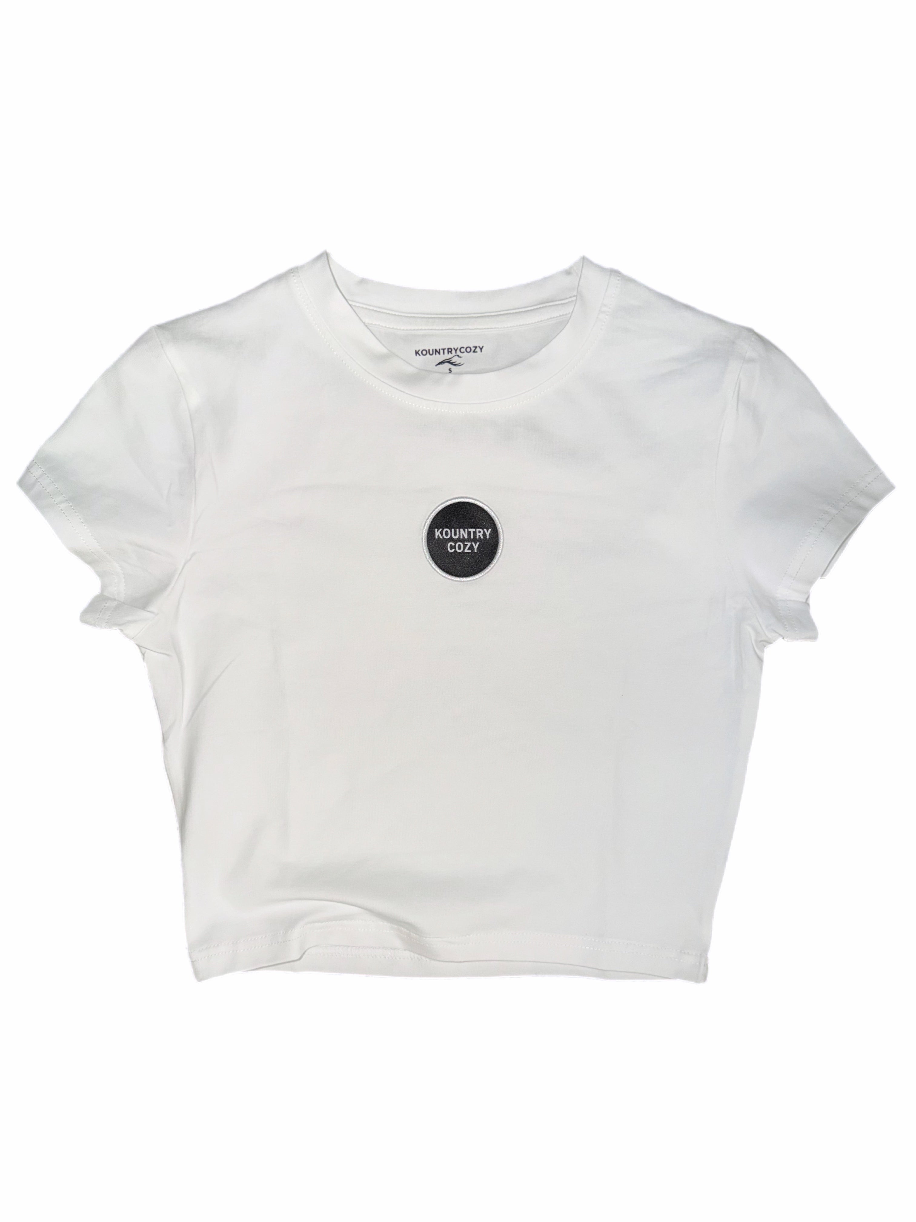 KountryCozy White Fitted Tee