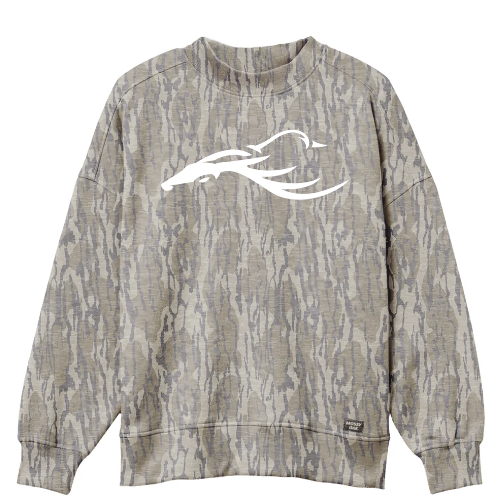 White KC3 Bottomland Mock Neck