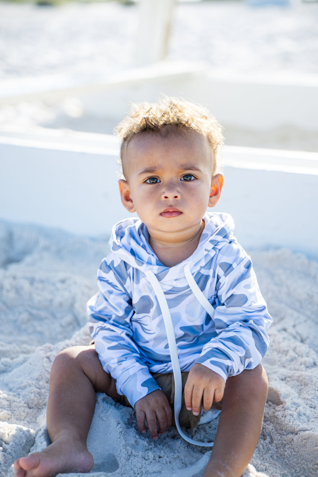 KC3 Toddler Winter Marsh Camo Mid-Weight Performance Hoodie