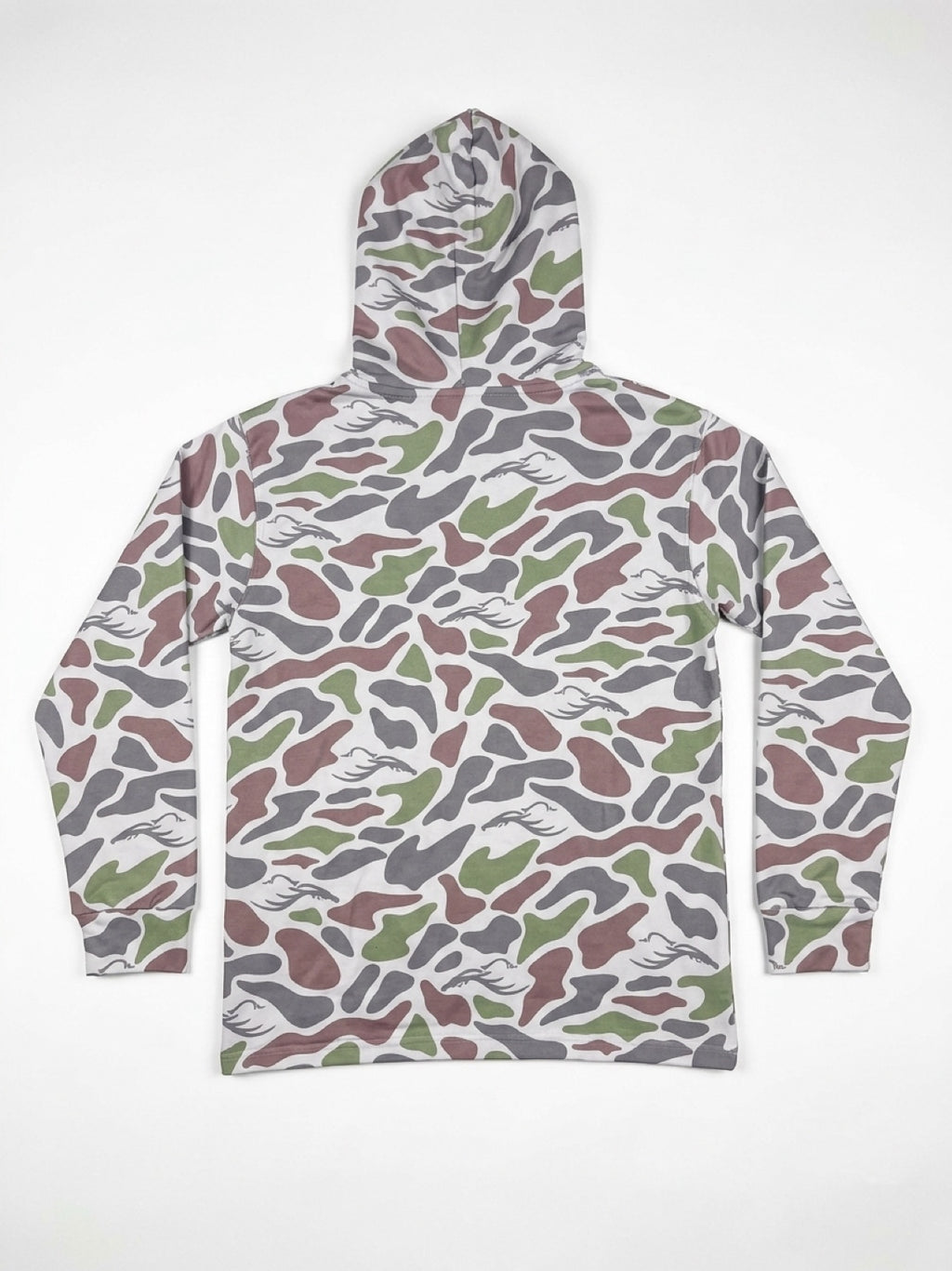 KC3 Youth Green Marsh Camo Performance Hoodie