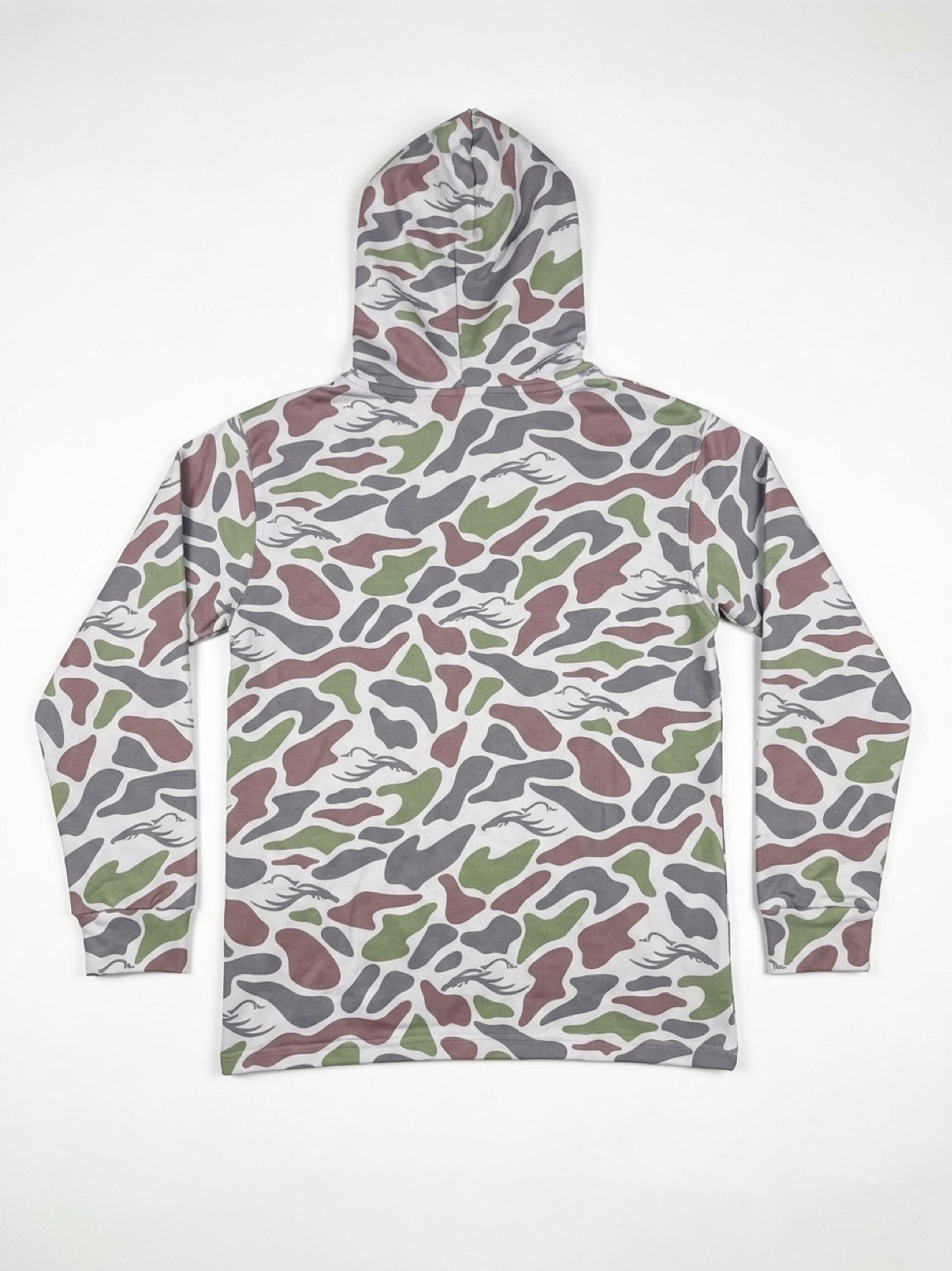 KC3 Youth Green Marsh Camo Performance Hoodie