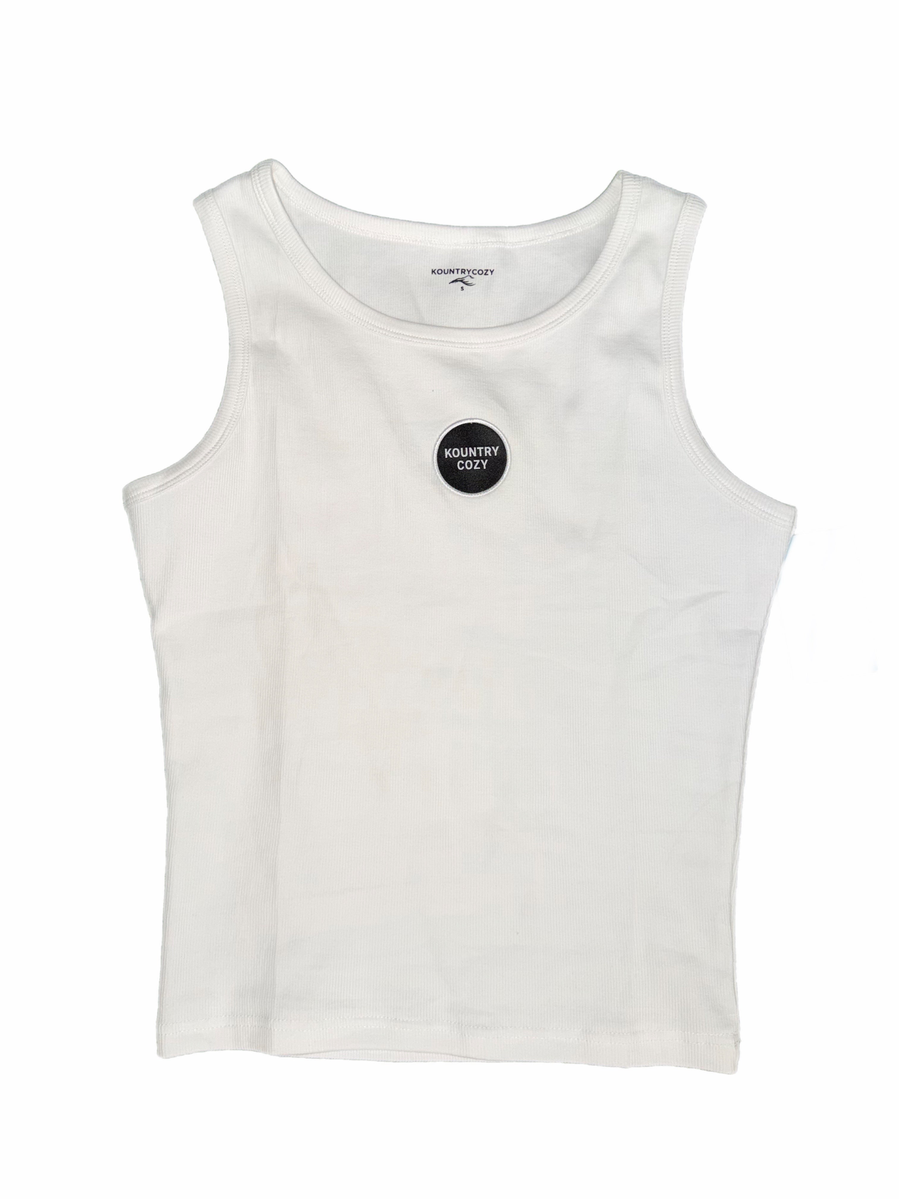 KountryCozy White Tank