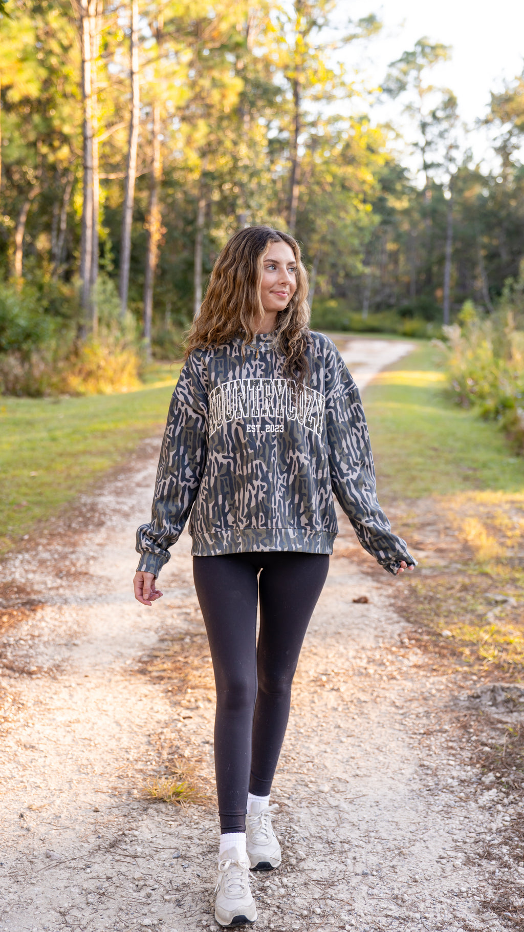 KountryCozy Roots Camo Mock Neck
