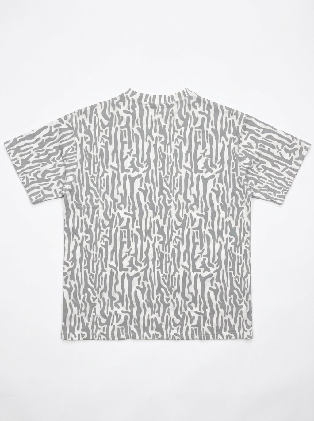 KountryCozy Oversized Grey Roots Patch Tee