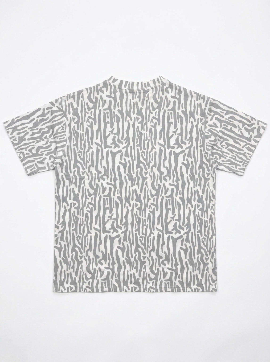 KountryCozy Oversized Grey Roots Patch Tee