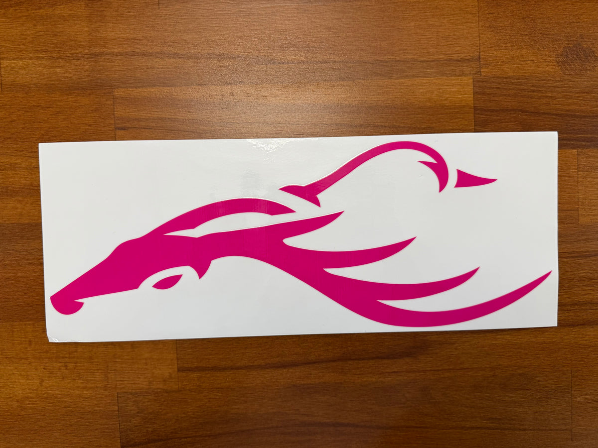 KC3 14” Transfer Sticker Hot Pink