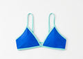 Two Tone Blue Bikini - Top