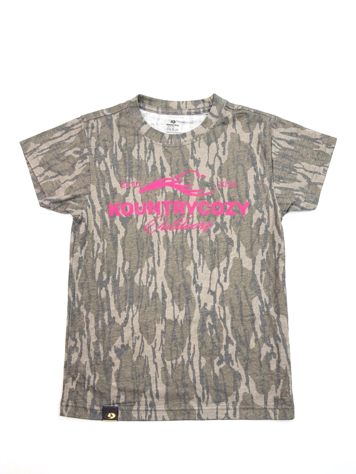 KC3 Youth Hot Pink Bottomland Tee