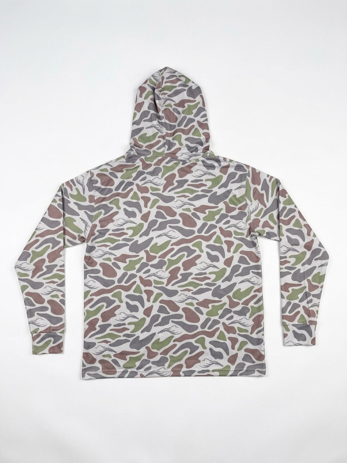 KC3 Men's Green Marsh Camo Performance Hoodie