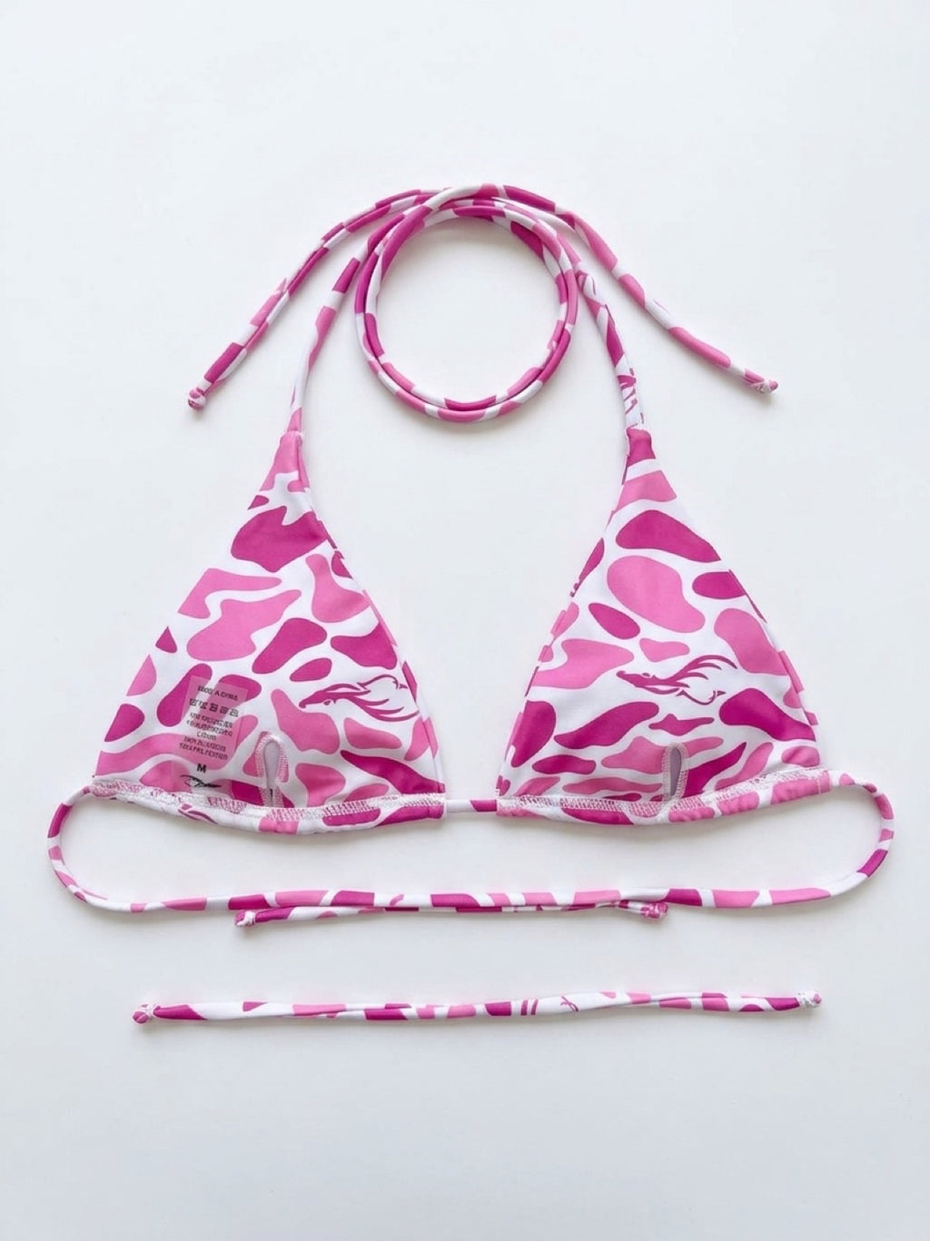 Pink Camo Timber Bikini - Top