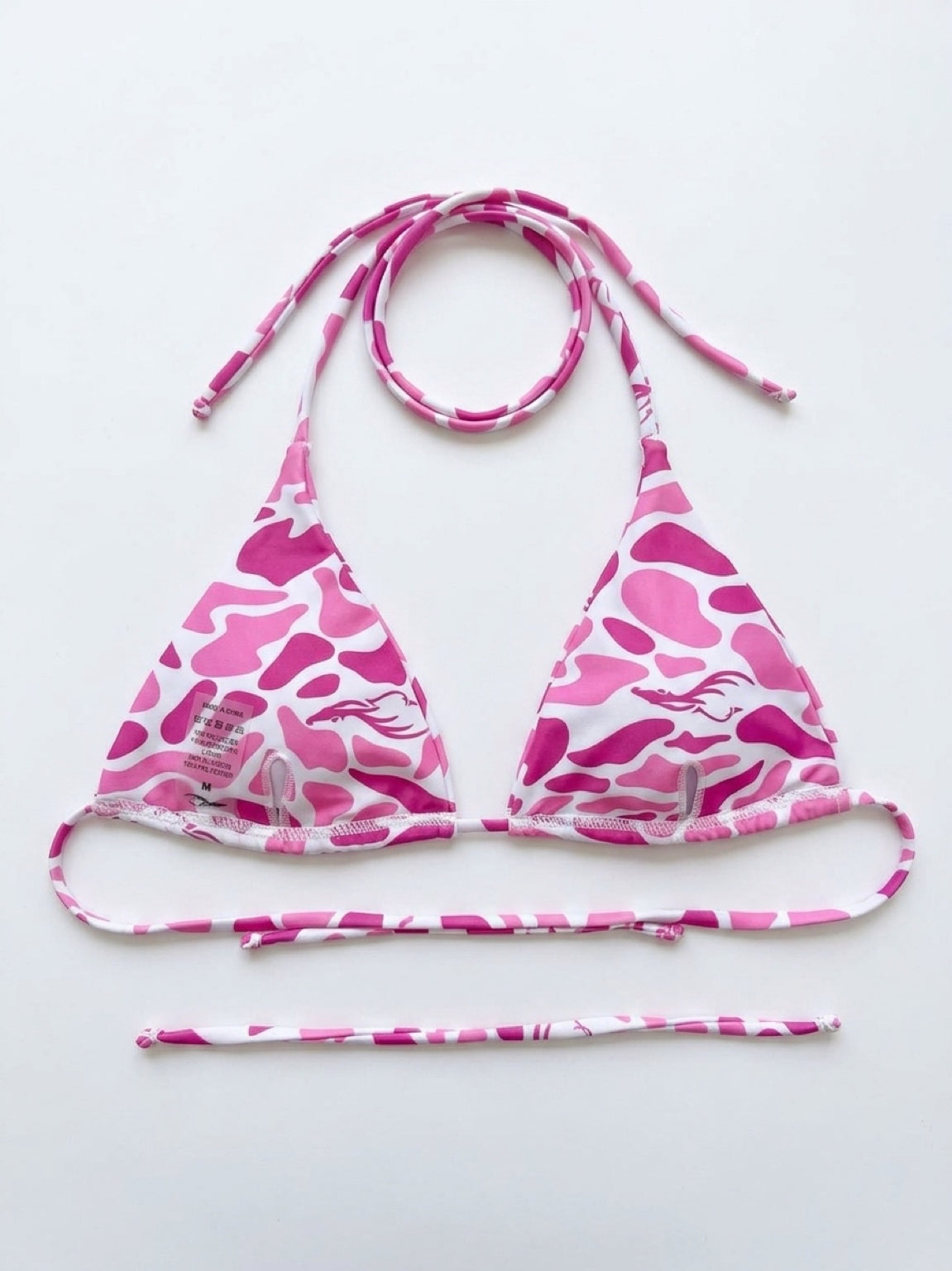Pink Camo Timber Bikini - Top