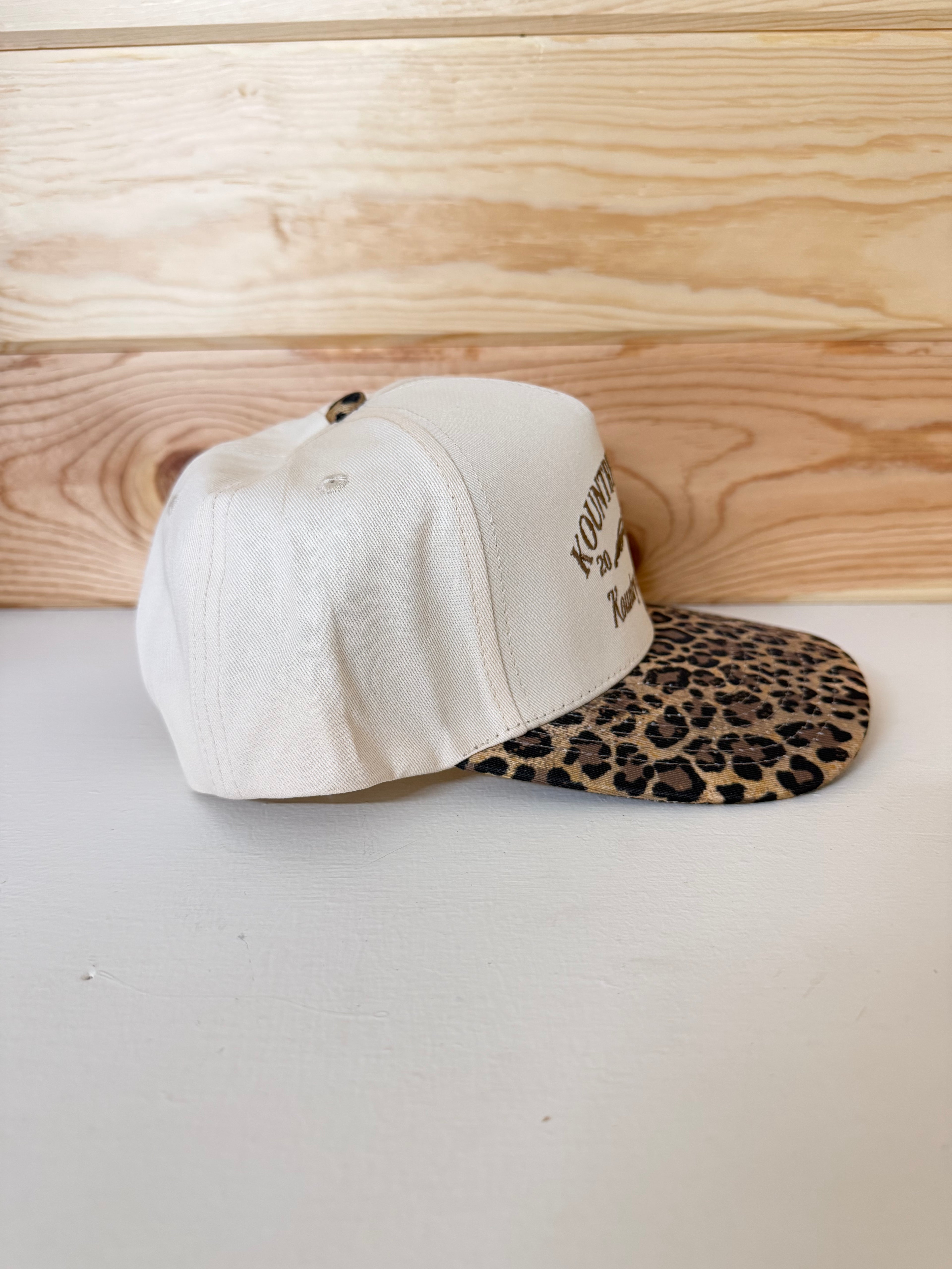 KC3 Cheetah Print Hat