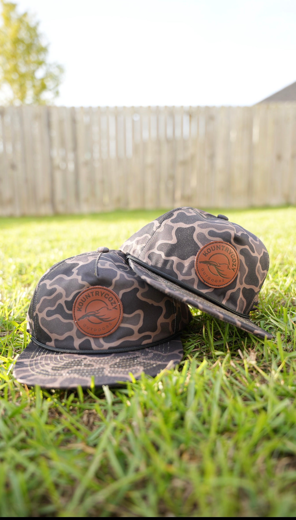 Timber Night Rope Leather Patch Hat