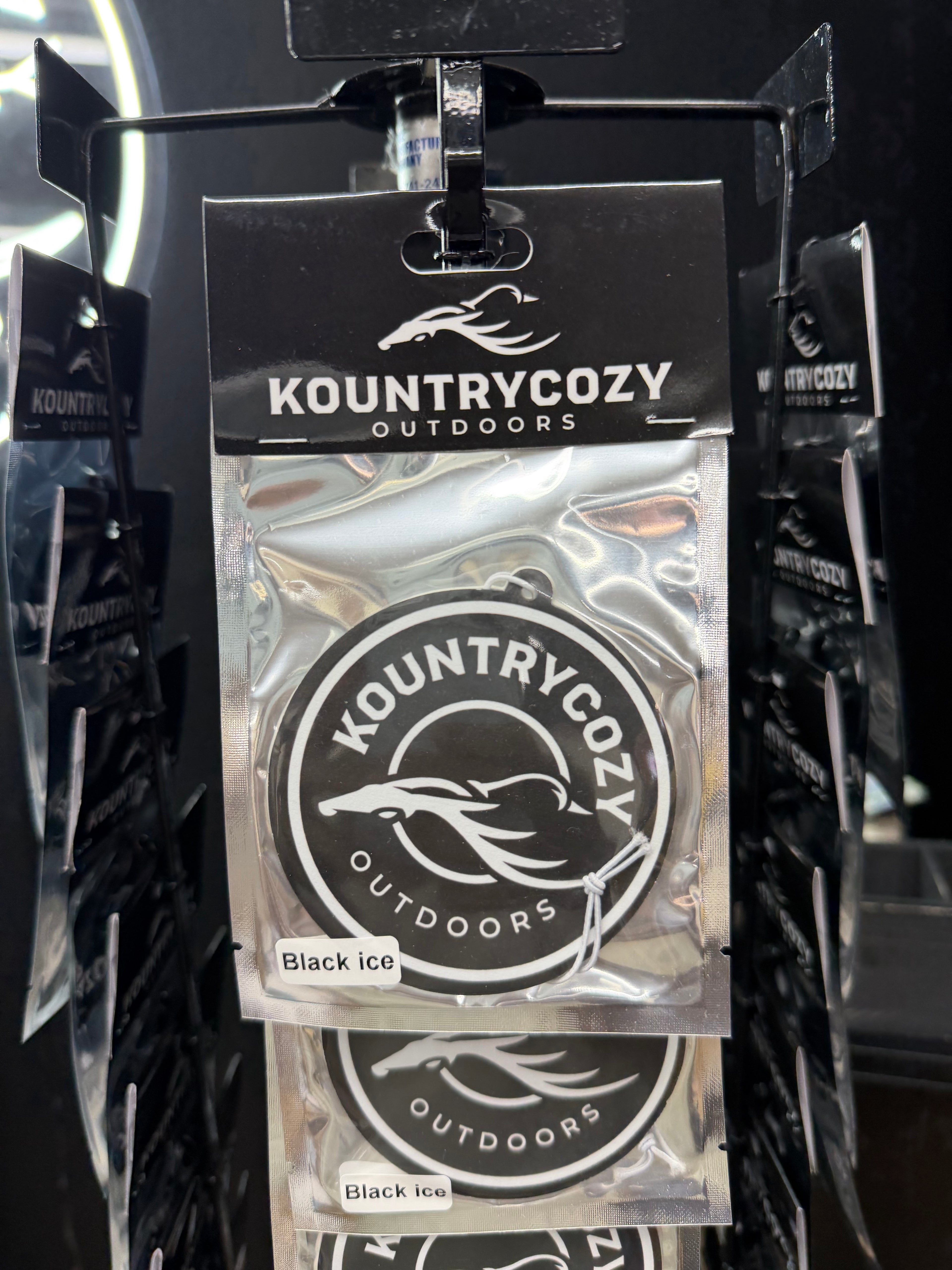 KC3 BLACK Circle Air Freshener