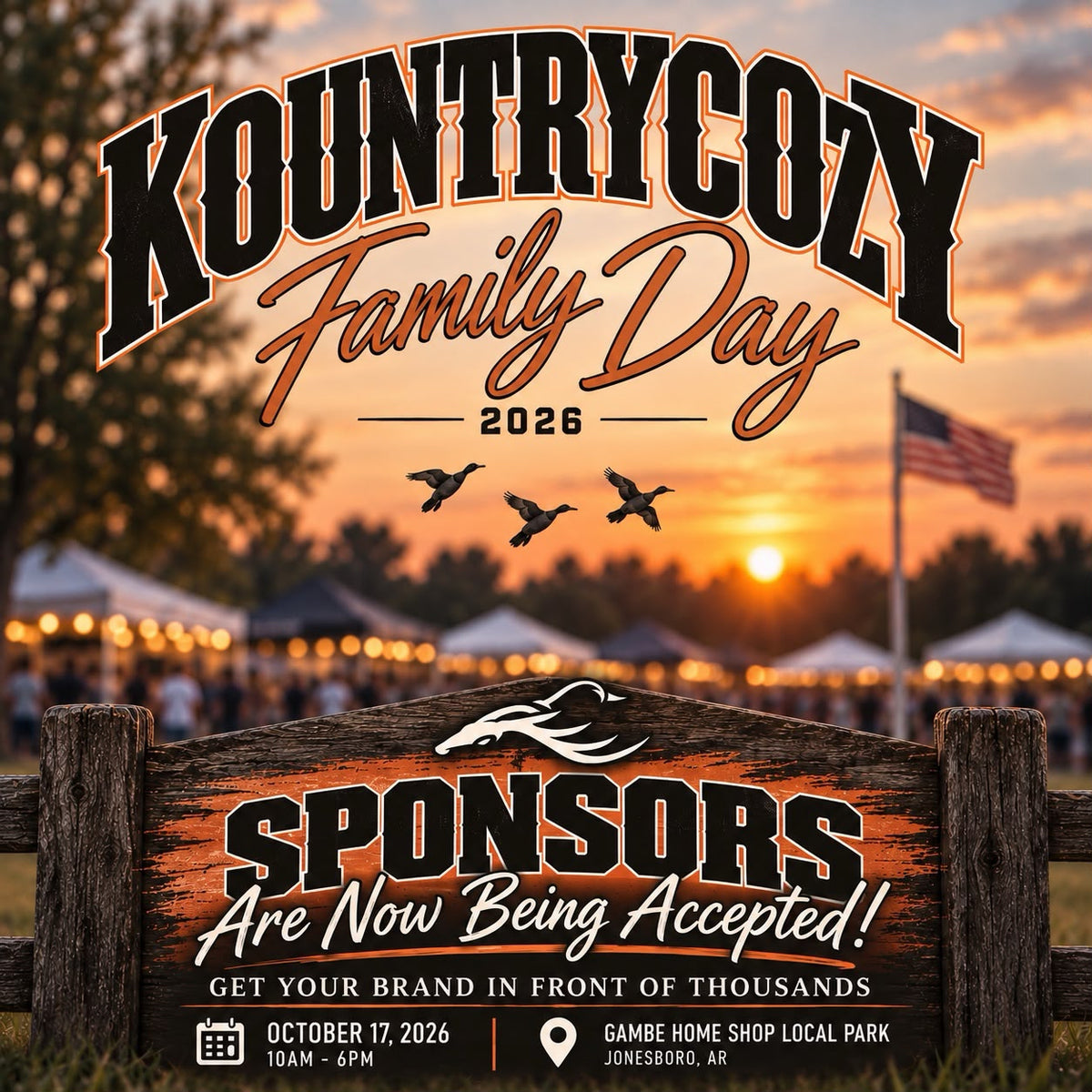 KOUNTRYCOZY FAMILY DAY 2026 SPONSORSHIP PROPOSAL Opportunities