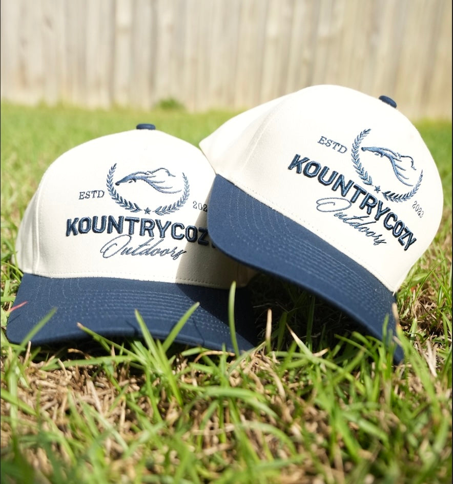 Denim Leaf 5 Panel Hat