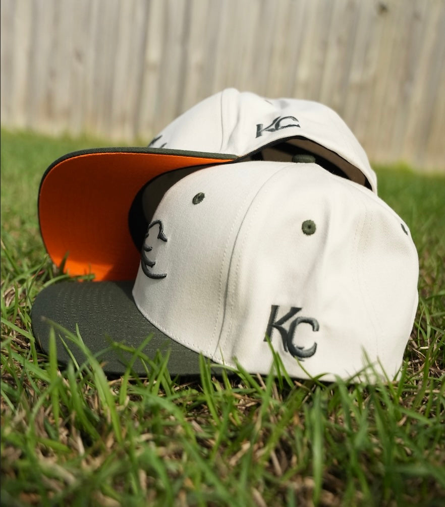 Two Tone Olive 6 Panel Hat – KountryCozy Co
