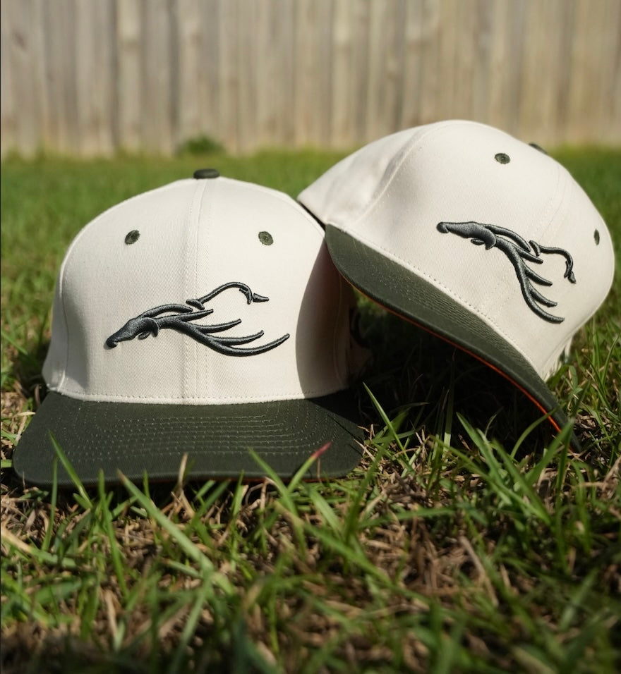 Two Tone Olive 6 Panel Hat – KountryCozy Co