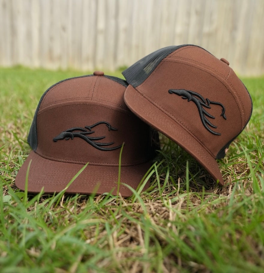 Rust 7 Panel Hat