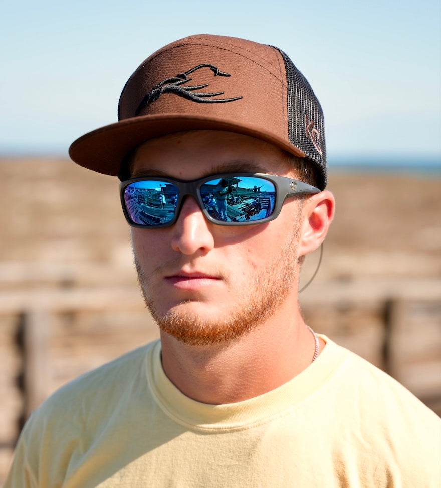 Rust 7 Panel Hat